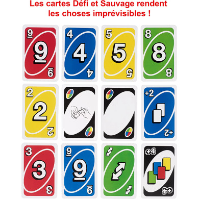 Jeu de cartes Mattel Uno Deluxe