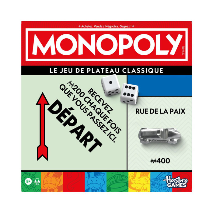 Jeu classique Monopoly Refresh