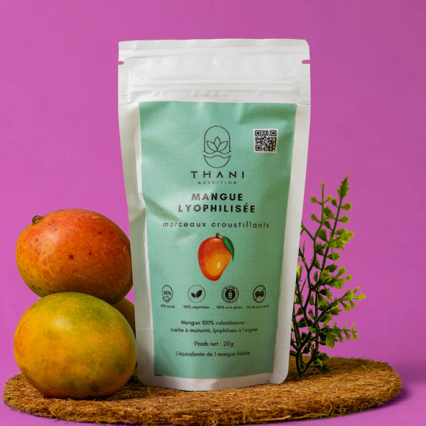 Mangue lyophilisée en morceaux - Thani