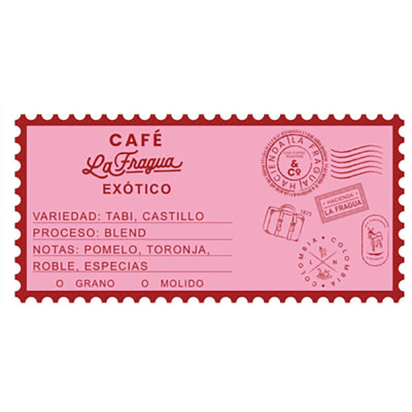 Café colombien en grains 340g - exotique - La Fragua