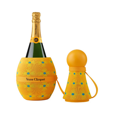 Champagne Veuve Clicquot Carte Jaune brut avec Champagne Cooler* - Édition limitée Yinka Ilori