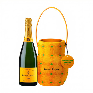 Champagne Veuve Clicquot - Bucket Brut Carte Jaune - Édition limitée Yinka Ilori