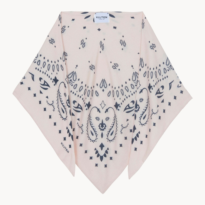 Petit bandana triangle cachemire Tifa Skin - Kujten