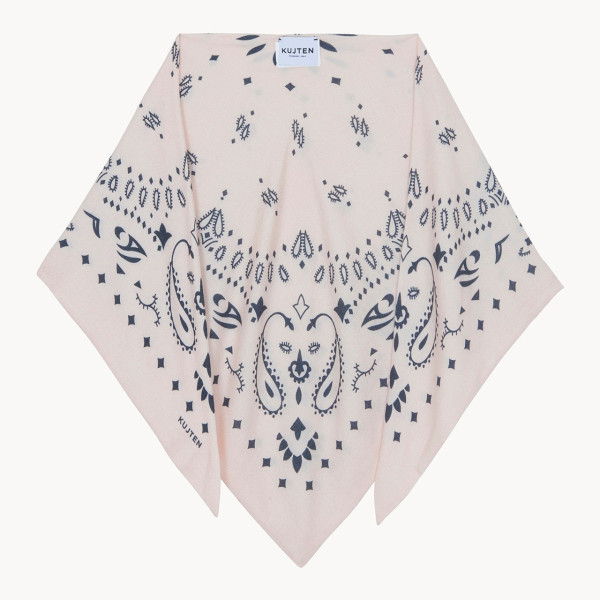 Petit bandana triangle cachemire Tifa Skin - Kujten