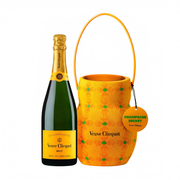 Champagne Veuve Clicquot - Bucket Brut Carte Jaune - Édition limitée Yinka Ilori