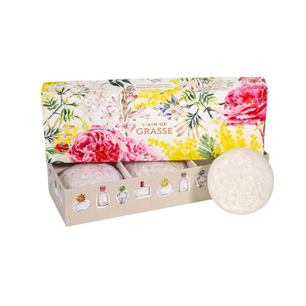 Coffret 3 savons L'Air de Grasse - Fragonard