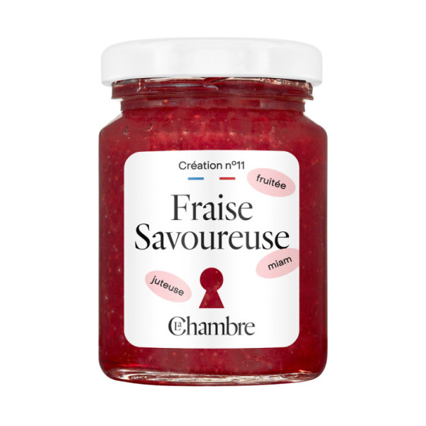Confiture Fraise savoureuse 200g - La Chambre