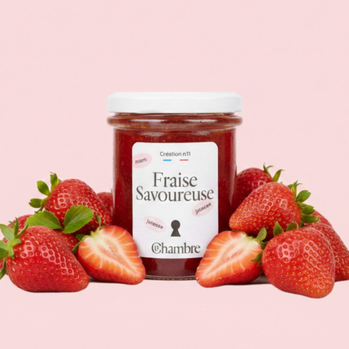 Confiture Fraise savoureuse 200g - La Chambre