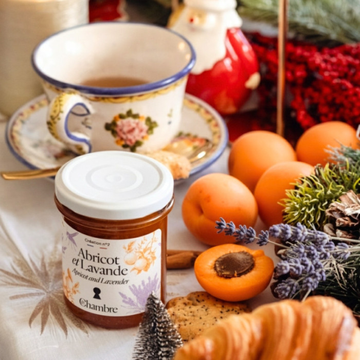 Confiture Abricot Lavande 200g - La Chambre