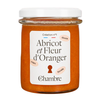 Confiture Abricot Fleur d'Oranger 200g - La Chambre