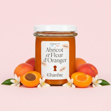 Confiture Abricot Fleur d'Oranger 200g - La Chambre
