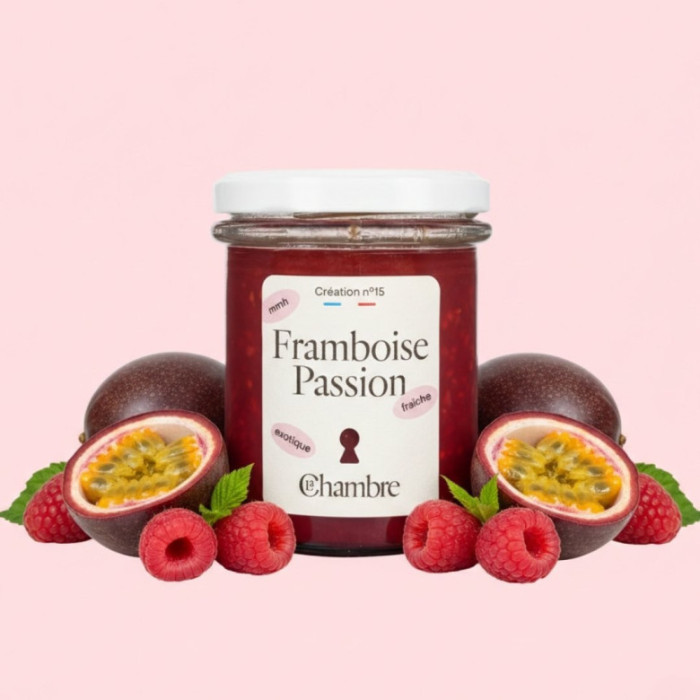 Confiture Framboise Passion 200g - La Chambre