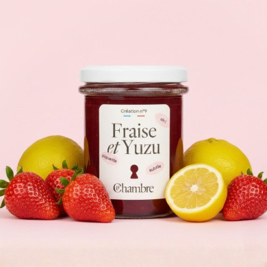 Confiture Fraise Yuzu 200g - La Chambre