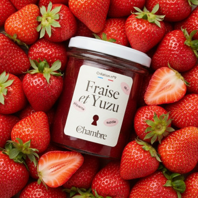 Confiture Fraise Yuzu 200g - La Chambre
