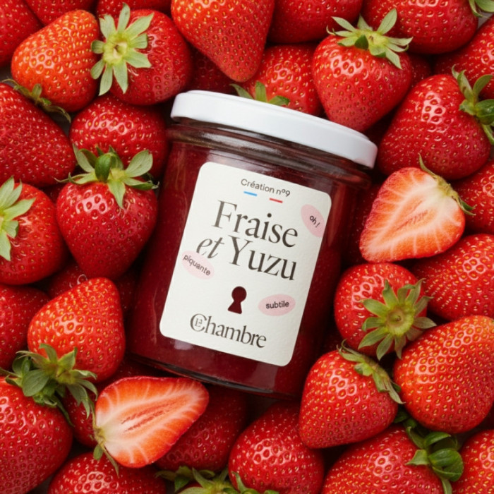 Confiture Fraise Yuzu 200g - La Chambre