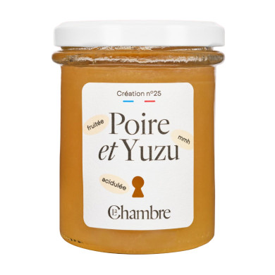Confiture Poire Yuzu 200g - La Chambre