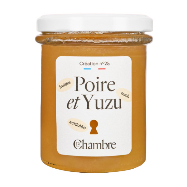 Confiture Poire Yuzu 200g - La Chambre