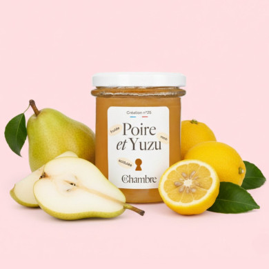Confiture Poire Yuzu 200g - La Chambre