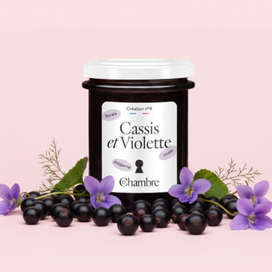 Confiture Cassis Violette 200g - La Chambre