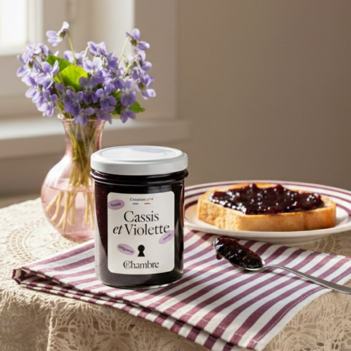 Confiture Cassis Violette 200g - La Chambre