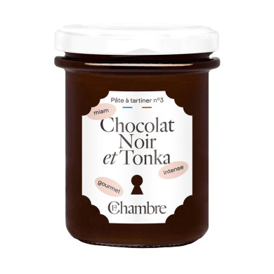 Pâte à tartiner Chocolat noir Tonka 200g