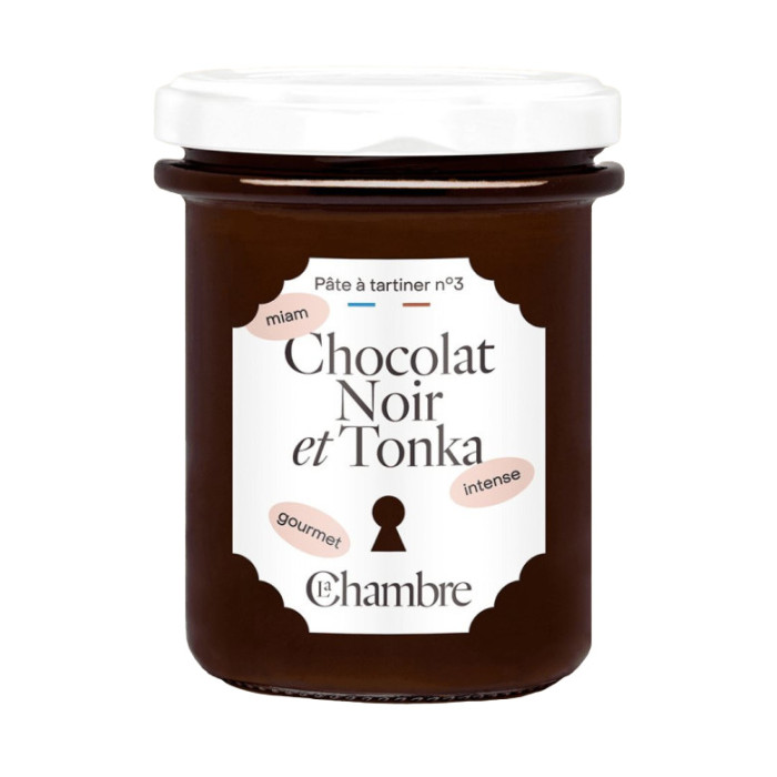 Pâte à tartiner Chocolat noir Tonka 200g