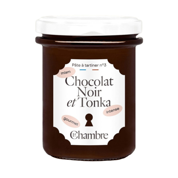Pâte à tartiner Chocolat noir Tonka 200g