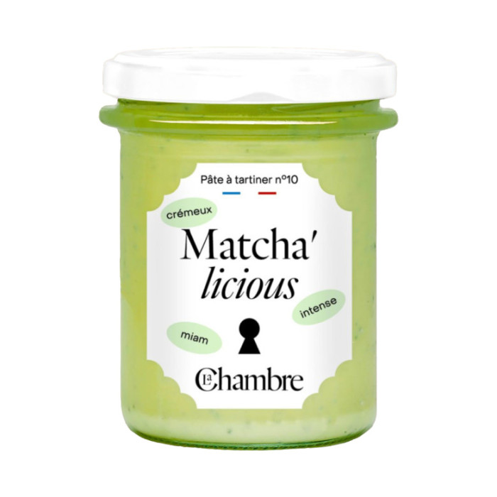 Matcha'licious – Pâte à Tartiner Chocolat Blanc & Matcha - 200g