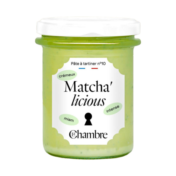 Matcha'licious – Pâte à Tartiner Chocolat Blanc & Matcha - 200g