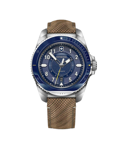 Montre Journey 1884 - Cadran bleu et bracelet wood brown - Victorinox