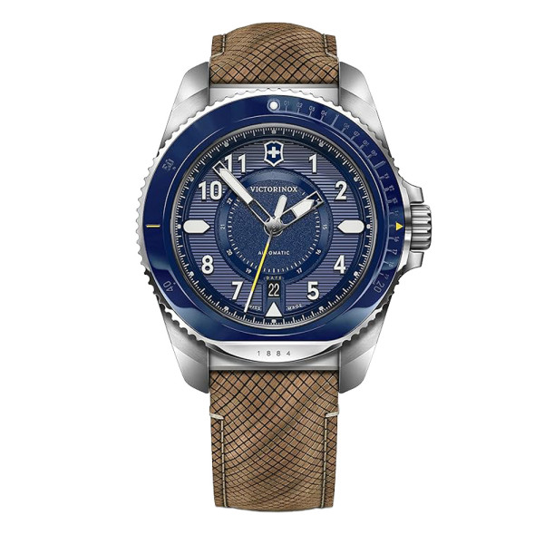 Montre Journey 1884 - Cadran bleu et bracelet wood brown - Victorinox