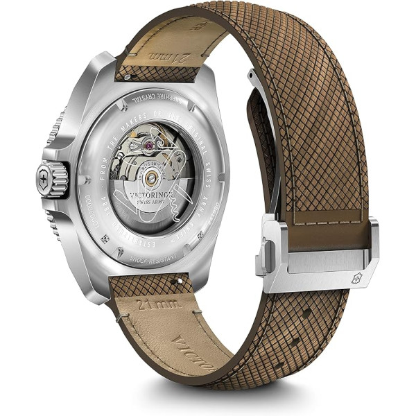 Montre Journey 1884 - Cadran bleu et bracelet wood brown - Victorinox