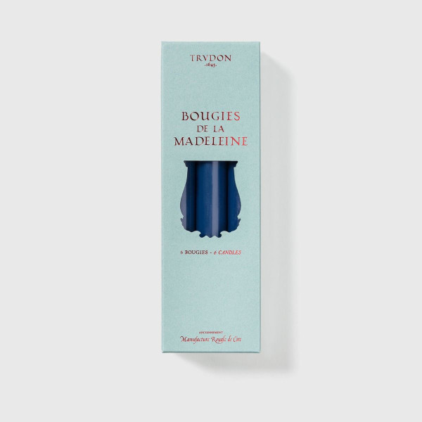 Madeleine Bleu Marine - 6 bougies - Trudon
