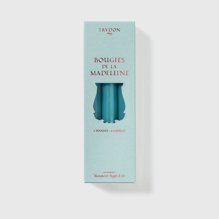 Madeleine Aqua - 6 bougies - Trudon