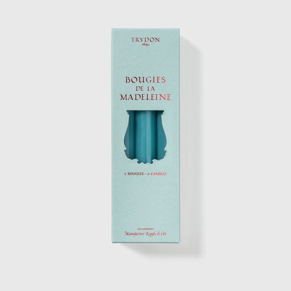 Madeleine Aqua - 6 bougies - Trudon