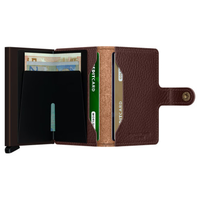 Miniwallet vegan espresso brown - Secrid