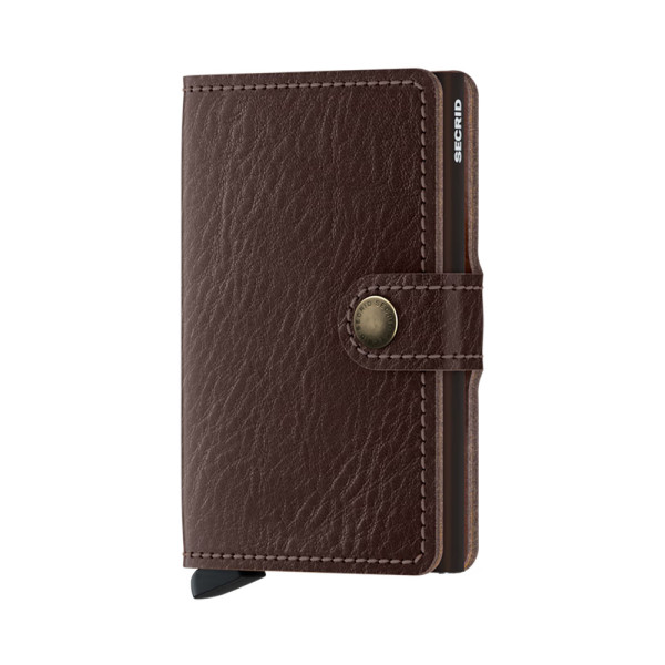 Miniwallet vegan espresso brown - Secrid