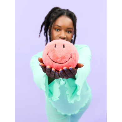 Smiley Fuzzy Corail - 13CM - BON TON TOYS