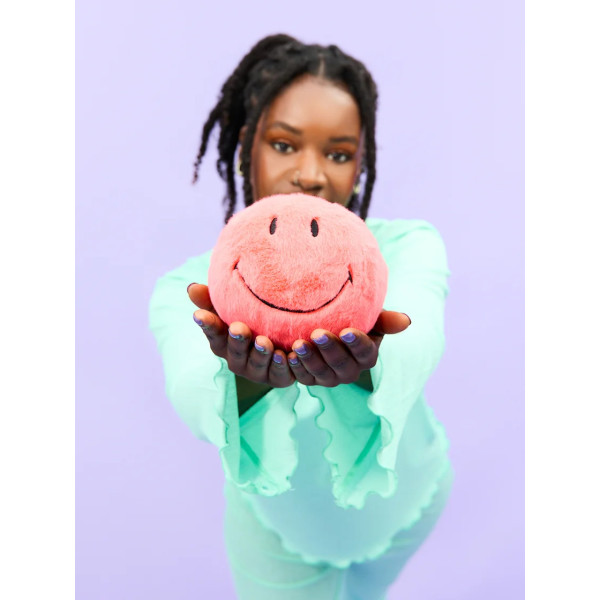 Smiley Fuzzy Corail - 13CM - BON TON TOYS