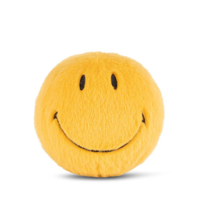 Smiley Fuzzy Jaune - 13CM - BON TON TOYS