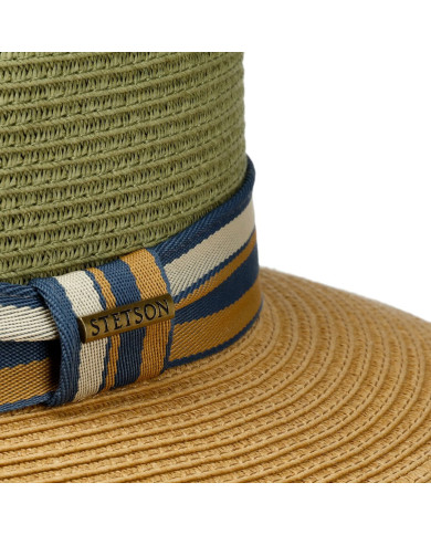 Chapeau en Paille Romaro Toyo - Kaki - Stetson