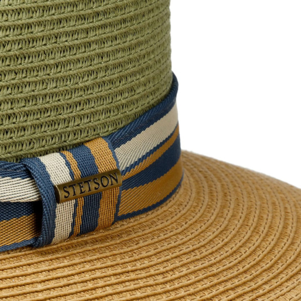 Chapeau en Paille Romaro Toyo - Kaki - Stetson