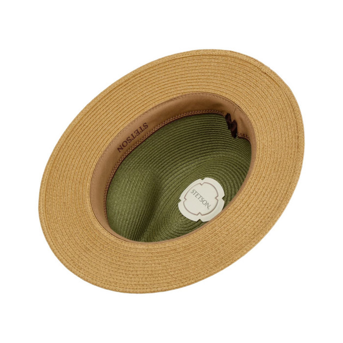 Chapeau en Paille Romaro Toyo - Kaki - Stetson