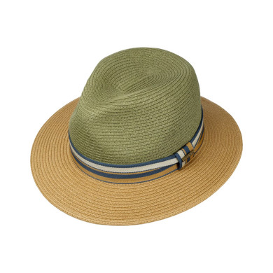 Chapeau en Paille Romaro Toyo - Kaki - Stetson