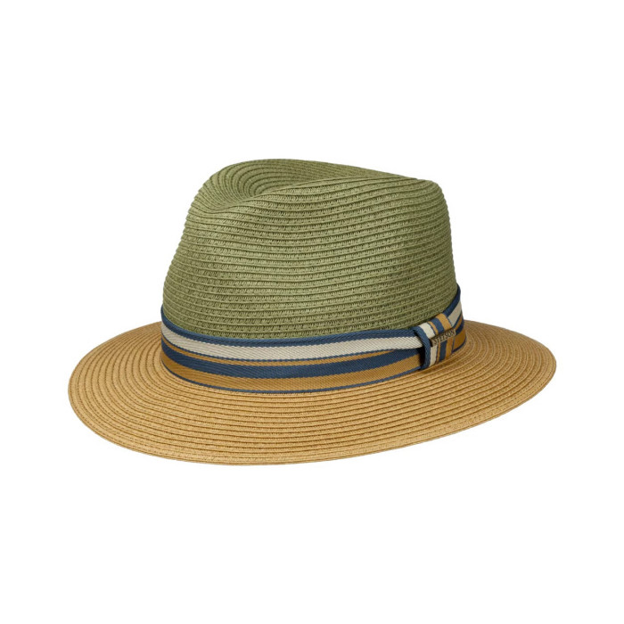 Chapeau en Paille Romaro Toyo - Kaki - Stetson
