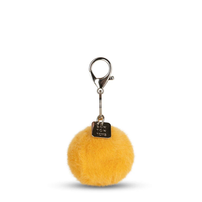 Porte-clés Smiley Fuzzy Jaune - BON TON TOYS