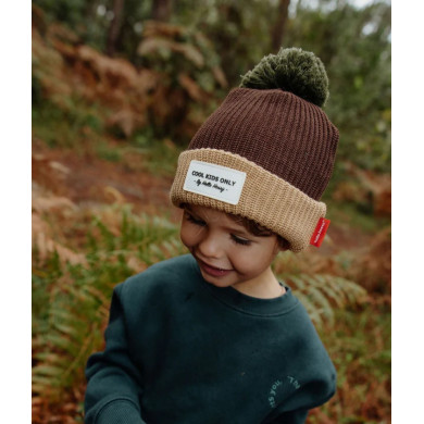Bonnet Color Block Pistachio 2-5 ANS - Hello Hossy