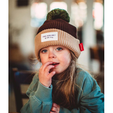 Bonnet Color Block Pistachio 2-5 ANS - Hello Hossy