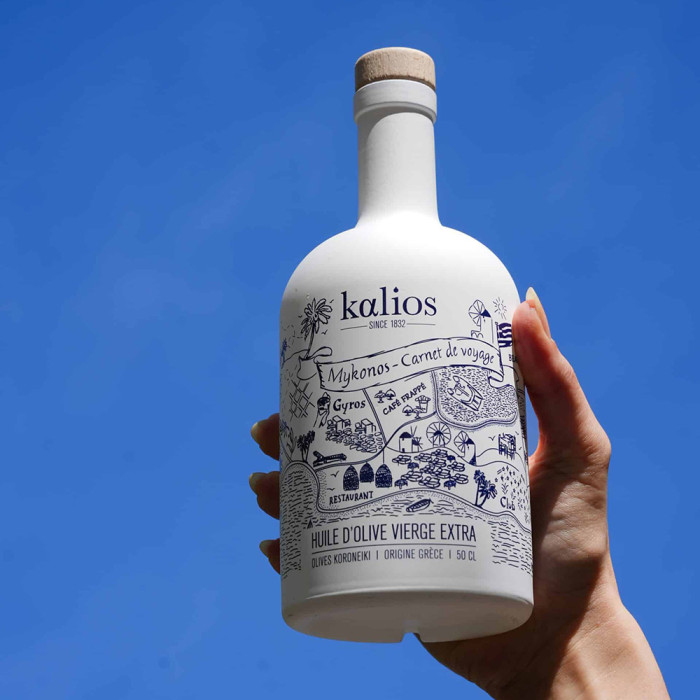 Huile d'olive édition limitée Mykonos 50cl - Kalios