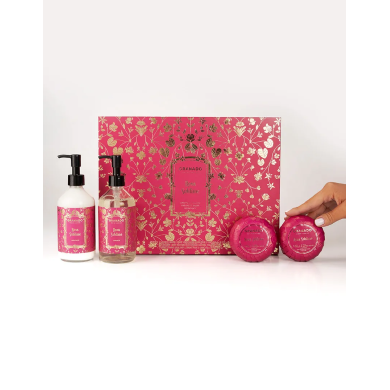 Coffret Savon & Lait Hydratant Rosa Sublime - Granado